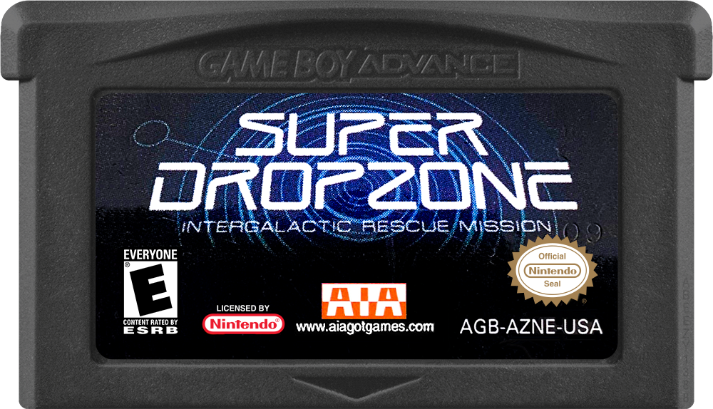 Super Dropzone: Intergalactic Rescue Mission media 2 for GameBoy Advance